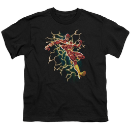 Flash, The Flash Symbol Knockout - Youth T-Shirt Youth T-Shirt (Ages 8-12) The Flash   