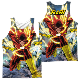 Justice League Police Line Men's All Over Print Tank Men's All Over Print Tank Justice League   