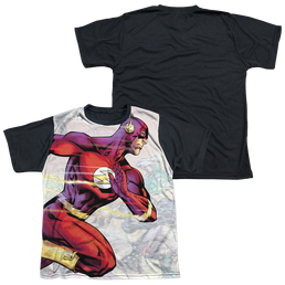 Justice League Taking The Lead - Youth Black Back T-Shirt Youth Black Back T-Shirt (Ages 8-12) Justice League   