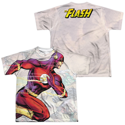 Justice League Taking The Lead (Front/Back Print) - Youth All-Over Print T-Shirt Youth All-Over Print T-Shirt (Ages 8-12) Justice League   