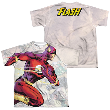 Justice League Taking The Lead youth all-over print t-shirt for ages 8 to 12