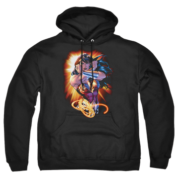 Justice League Wonder Rays Pullover Hoodie Pullover Hoodie Wonder Woman   