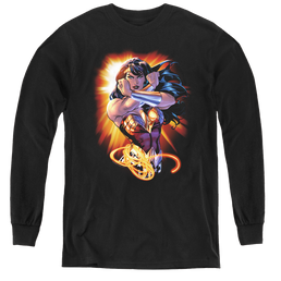 Wonder Woman Wonder Rays - Youth Long Sleeve T-Shirt Youth Long Sleeve T-Shirt Wonder Woman   