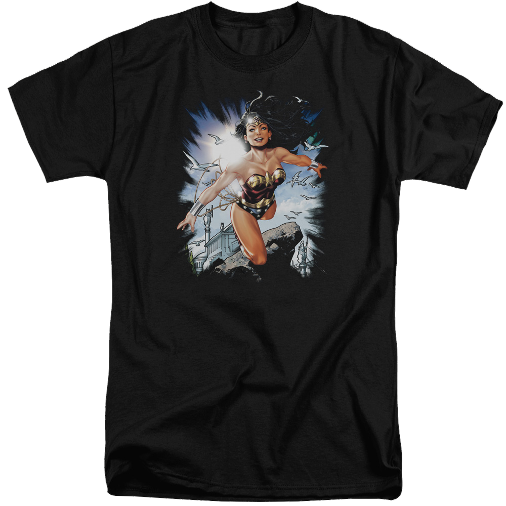 Justice League Of Themyscira Men's Tall Fit T-Shirt Men's Tall Fit T-Shirt Wonder Woman   