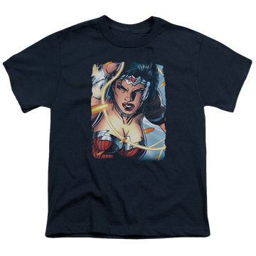 Wonder Woman Scowl - Youth T-Shirt Youth T-Shirt (Ages 8-12) Wonder Woman   