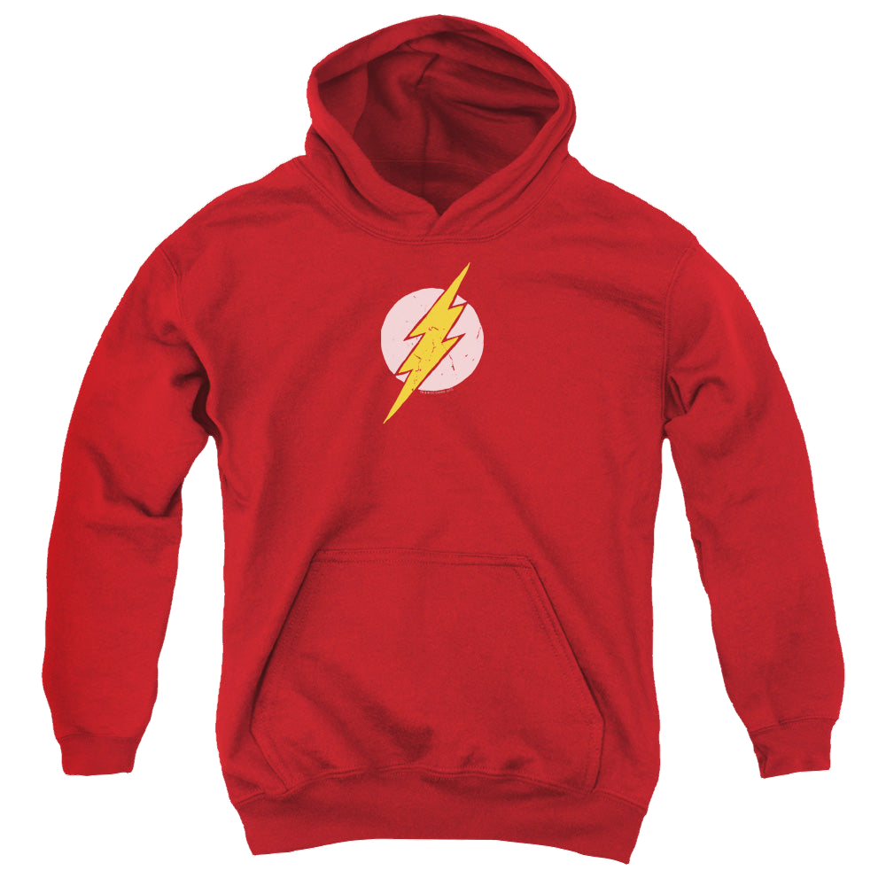 Flash, The Rough Flash - Youth Hoodie Youth Hoodie (Ages 8-12) The Flash   