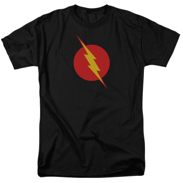 Black men's regular fit t-shirt with The Flash Reverse Flash graphic
