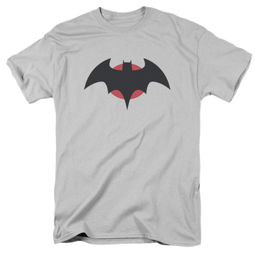 Silver men's regular fit t-shirt with Dc Batman Thomas Wayne graphic