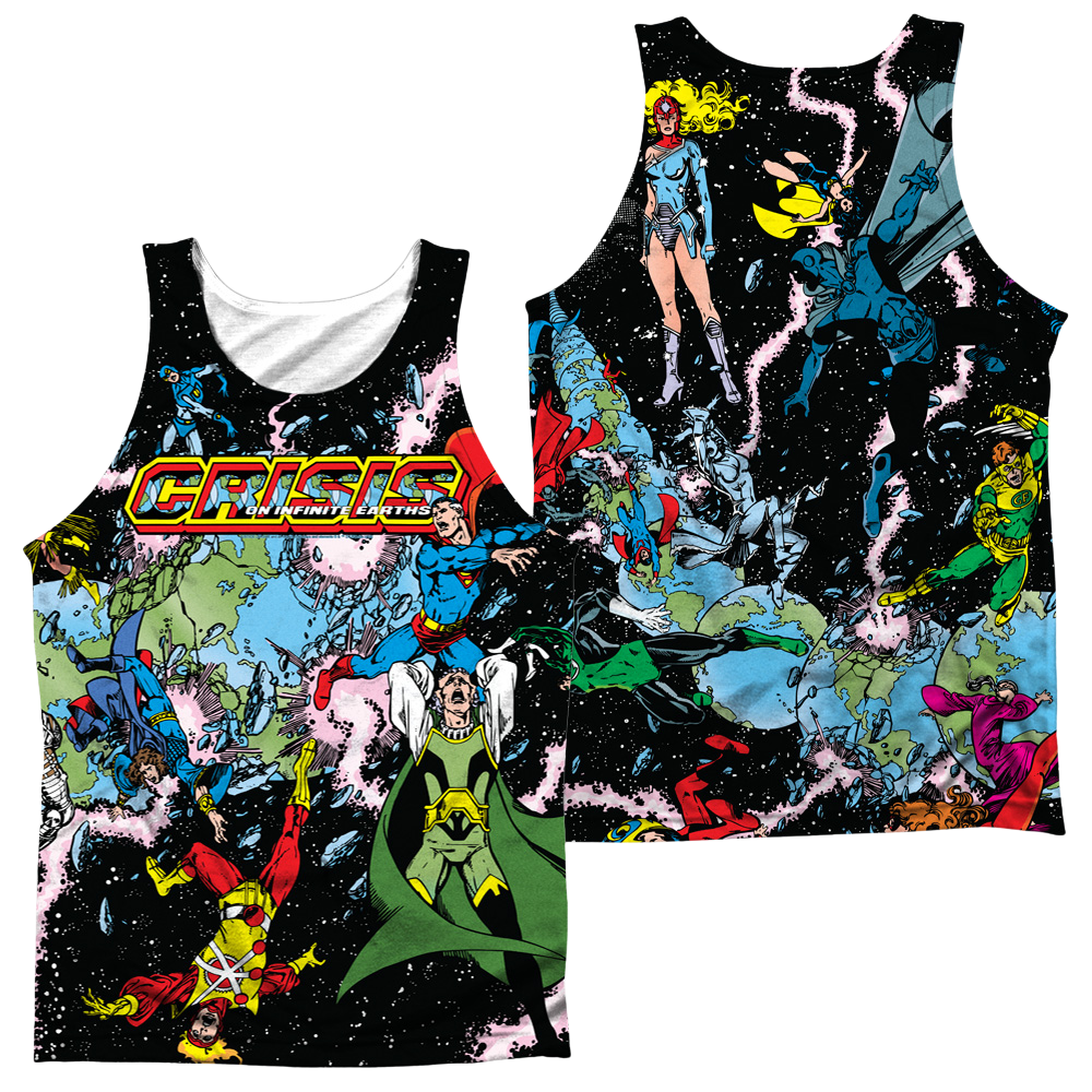 Justice League Crisis Variant Men's All Over Print Tank Men's All Over Print Tank Justice League   