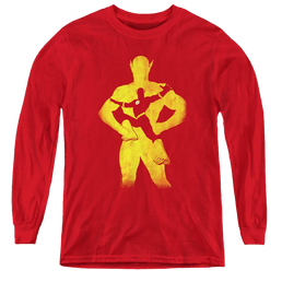 Flash, The Flash Knockout - Youth Long Sleeve T-Shirt Youth Long Sleeve T-Shirt The Flash   