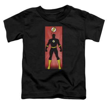 Black toddler t-shirt with Flash Block graphic