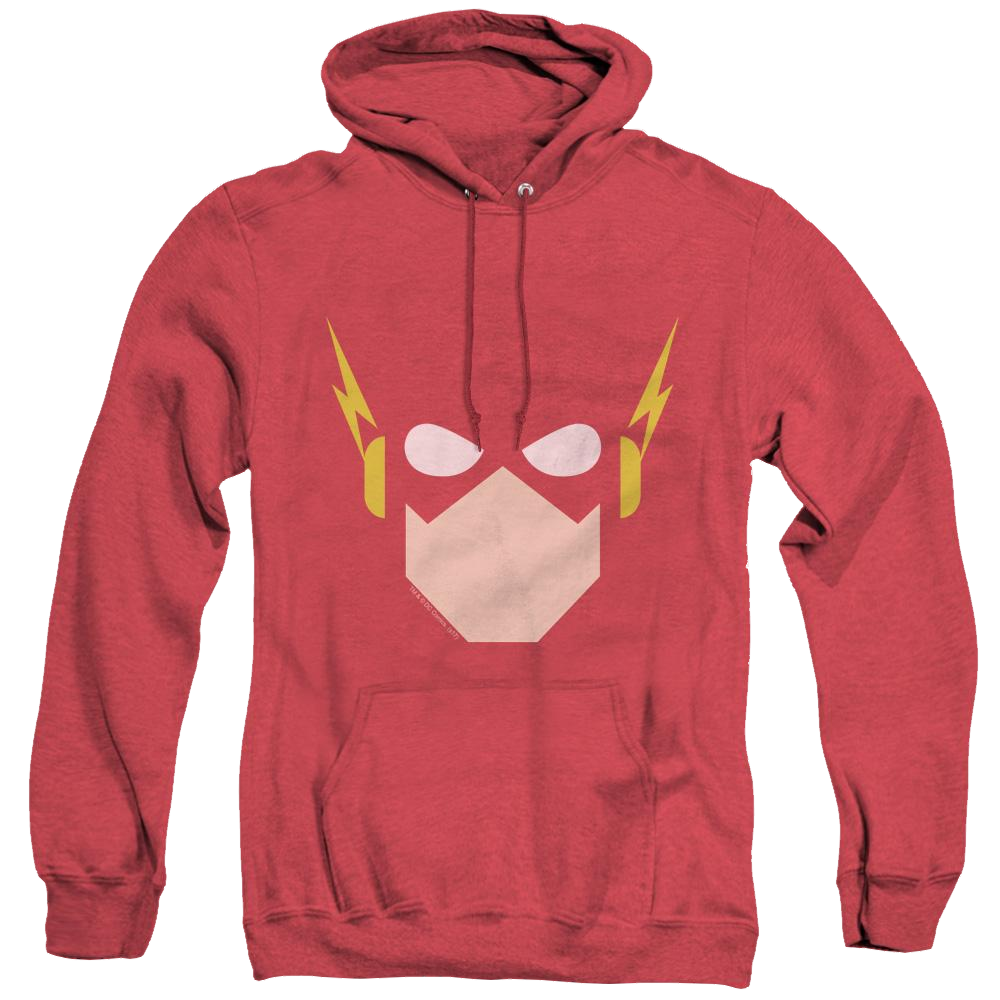 Flash, The Flash Head - Heather Pullover Hoodie Heather Pullover Hoodie The Flash   