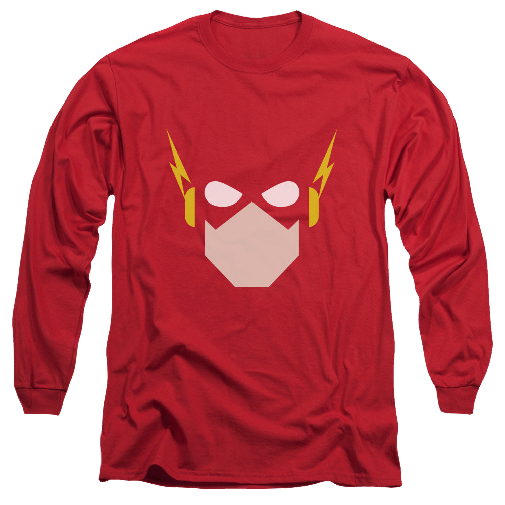 Flash, The Flash Head - Men's Long Sleeve T-Shirt Men's Long Sleeve T-Shirt The Flash   