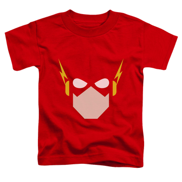 Red toddler t-shirt with Flash Head graphic