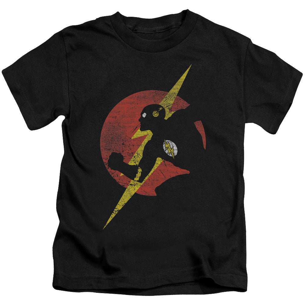 Flash, The Flash Symbol Knockout - Kid's T-Shirt Kid's T-Shirt (Ages 4-7) The Flash   