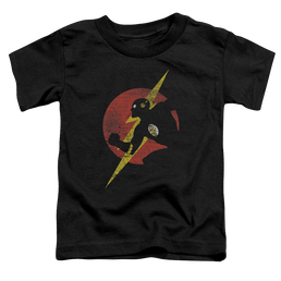 Flash, The Flash Symbol Knockout - Toddler T-Shirt Toddler T-Shirt The Flash   
