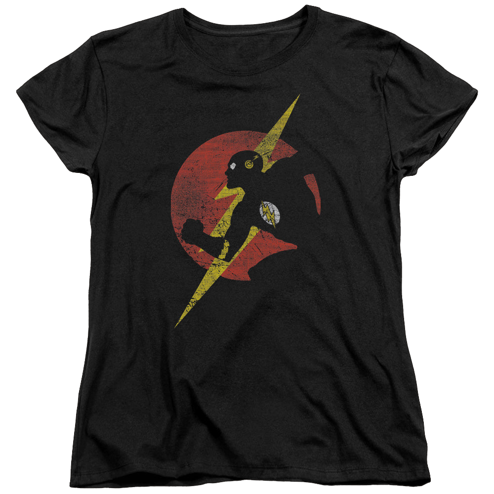 Flash, The Flash Symbol Knockout - Women's T-Shirt Women's T-Shirt The Flash   