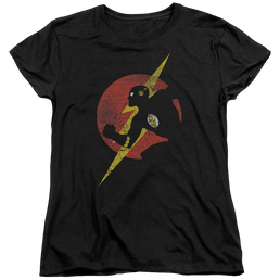 Flash, The Flash Symbol Knockout - Women's T-Shirt Women's T-Shirt The Flash   