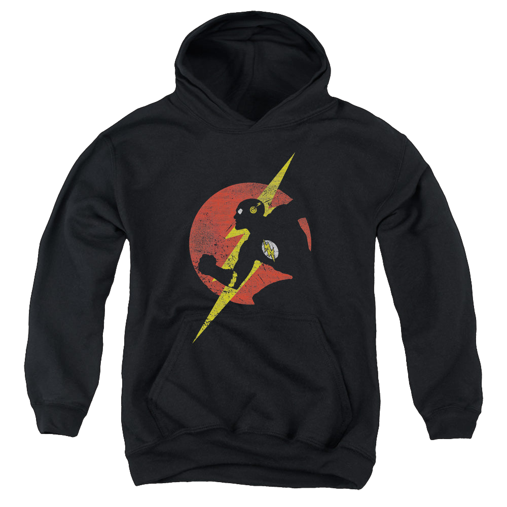 Flash, The Flash Symbol Knockout - Youth Hoodie Youth Hoodie (Ages 8-12) The Flash   
