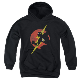 Flash, The Flash Symbol Knockout - Youth Hoodie Youth Hoodie (Ages 8-12) The Flash   