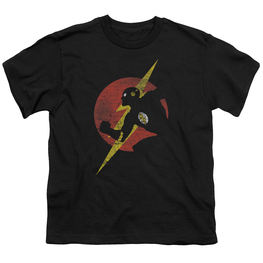 Flash, The Flash Symbol Knockout - Youth T-Shirt Youth T-Shirt (Ages 8-12) The Flash   