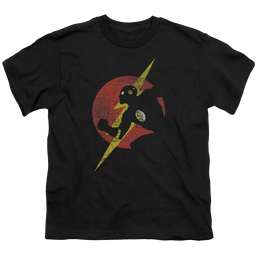 Flash, The Flash Symbol Knockout - Youth T-Shirt Youth T-Shirt (Ages 8-12) The Flash   