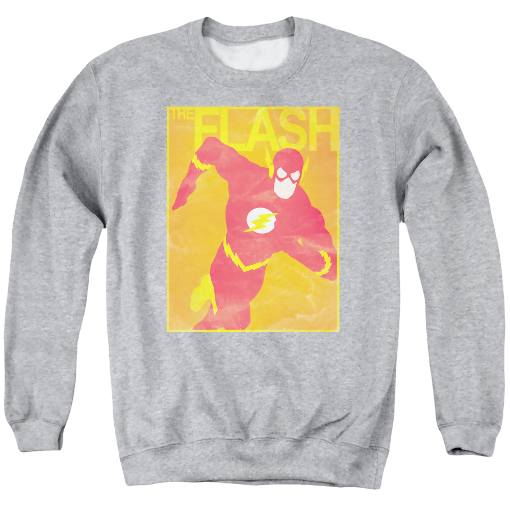 Flash, The Simple Flash Poster - Men's Crewneck Sweatshirt Men's Crewneck Sweatshirt The Flash   