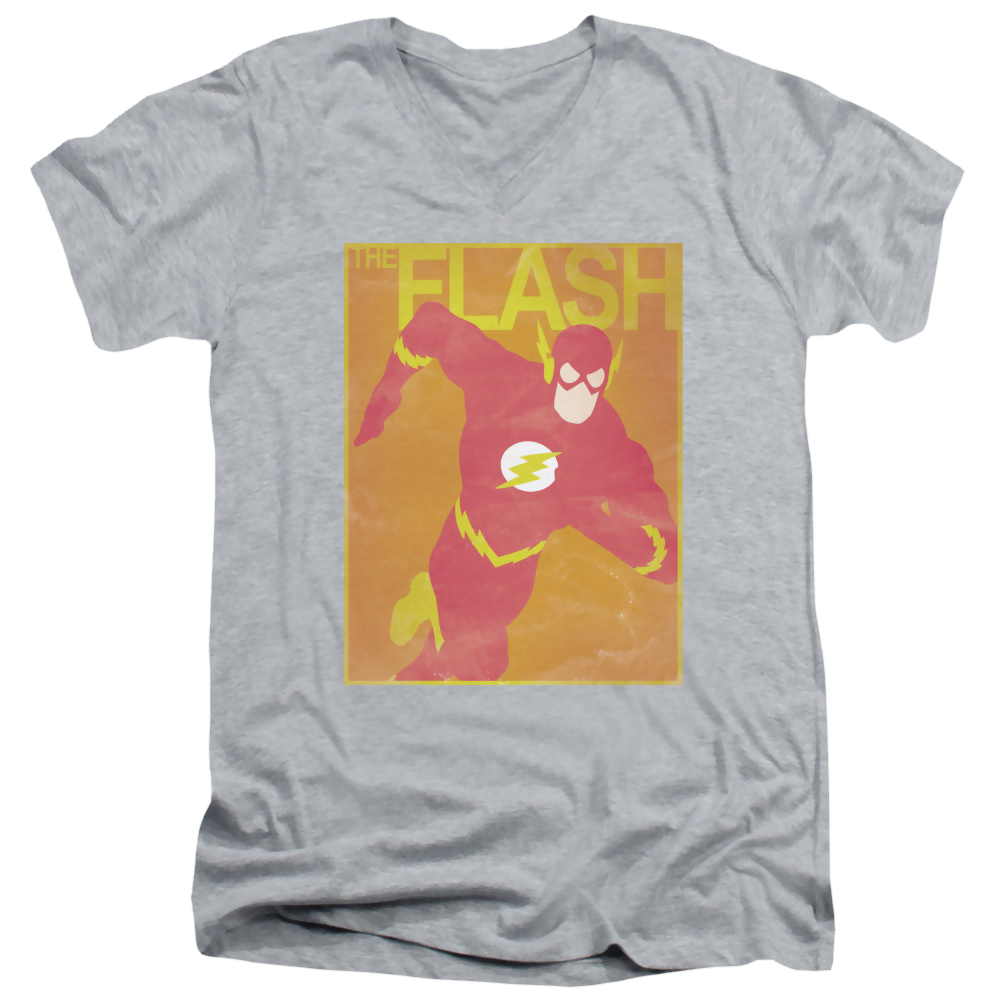 Flash, The Simple Flash Poster - Men's V-Neck T-Shirt Men's V-Neck T-Shirt The Flash   