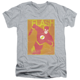 Flash, The Simple Flash Poster - Men's V-Neck T-Shirt Men's V-Neck T-Shirt The Flash   