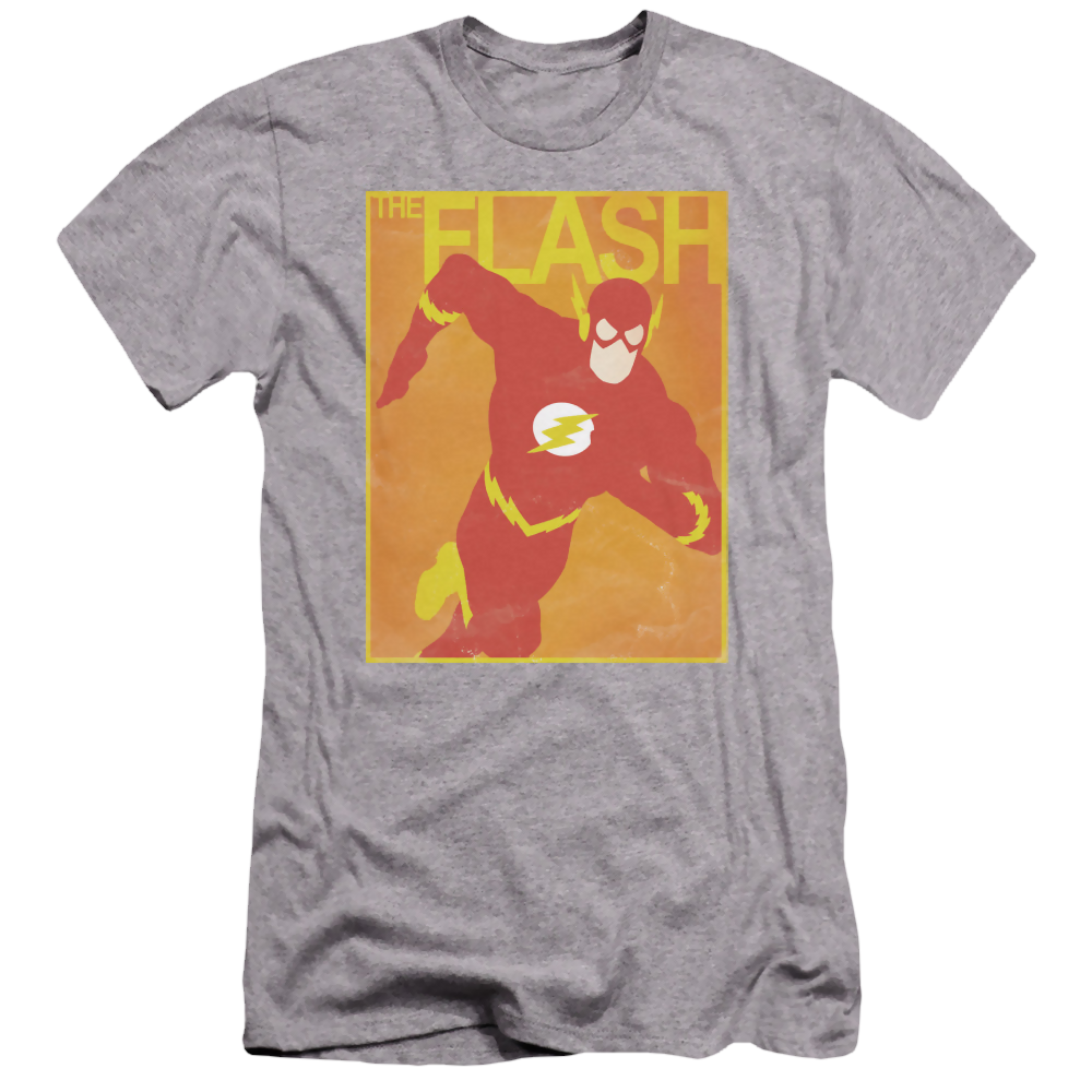 Flash, The Simple Flash Poster - Men's Premium Slim Fit T-Shirt Men's Premium Slim Fit T-Shirt The Flash   