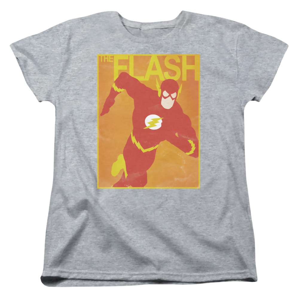 Flash, The Simple Flash Poster - Women's T-Shirt Women's T-Shirt The Flash   