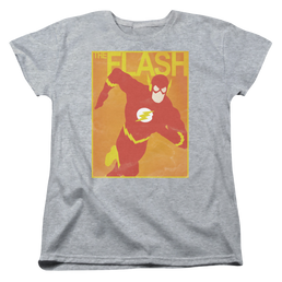 Flash, The Simple Flash Poster - Women's T-Shirt Women's T-Shirt The Flash   