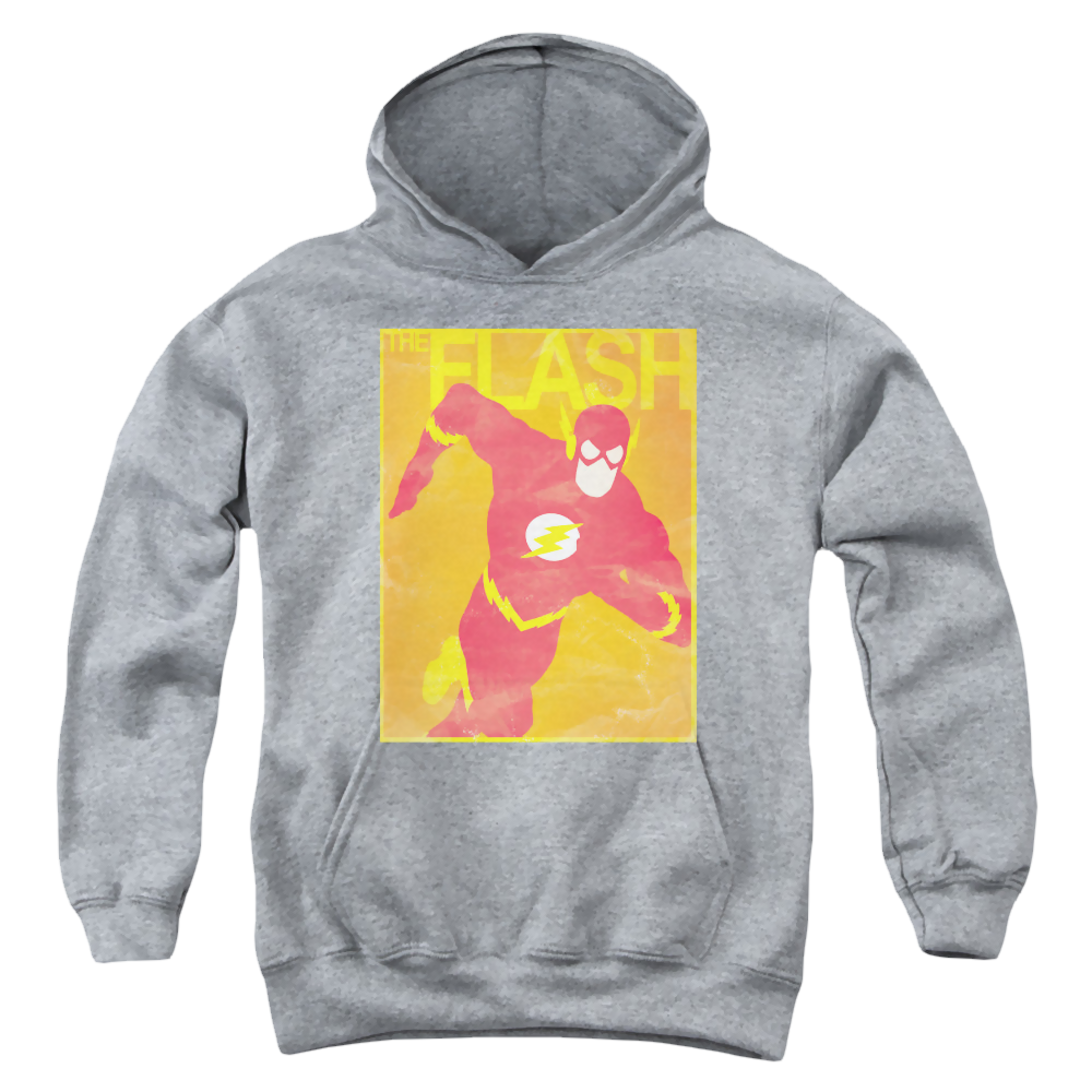 Flash, The Simple Flash Poster - Youth Hoodie Youth Hoodie (Ages 8-12) The Flash   