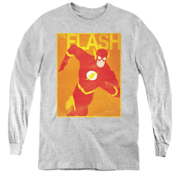 Flash, The Simple Flash Poster - Youth Long Sleeve T-Shirt Youth Long Sleeve T-Shirt The Flash   