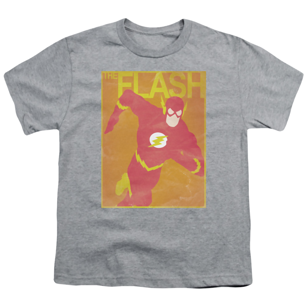 Flash, The Simple Flash Poster - Youth T-Shirt Youth T-Shirt (Ages 8-12) The Flash   