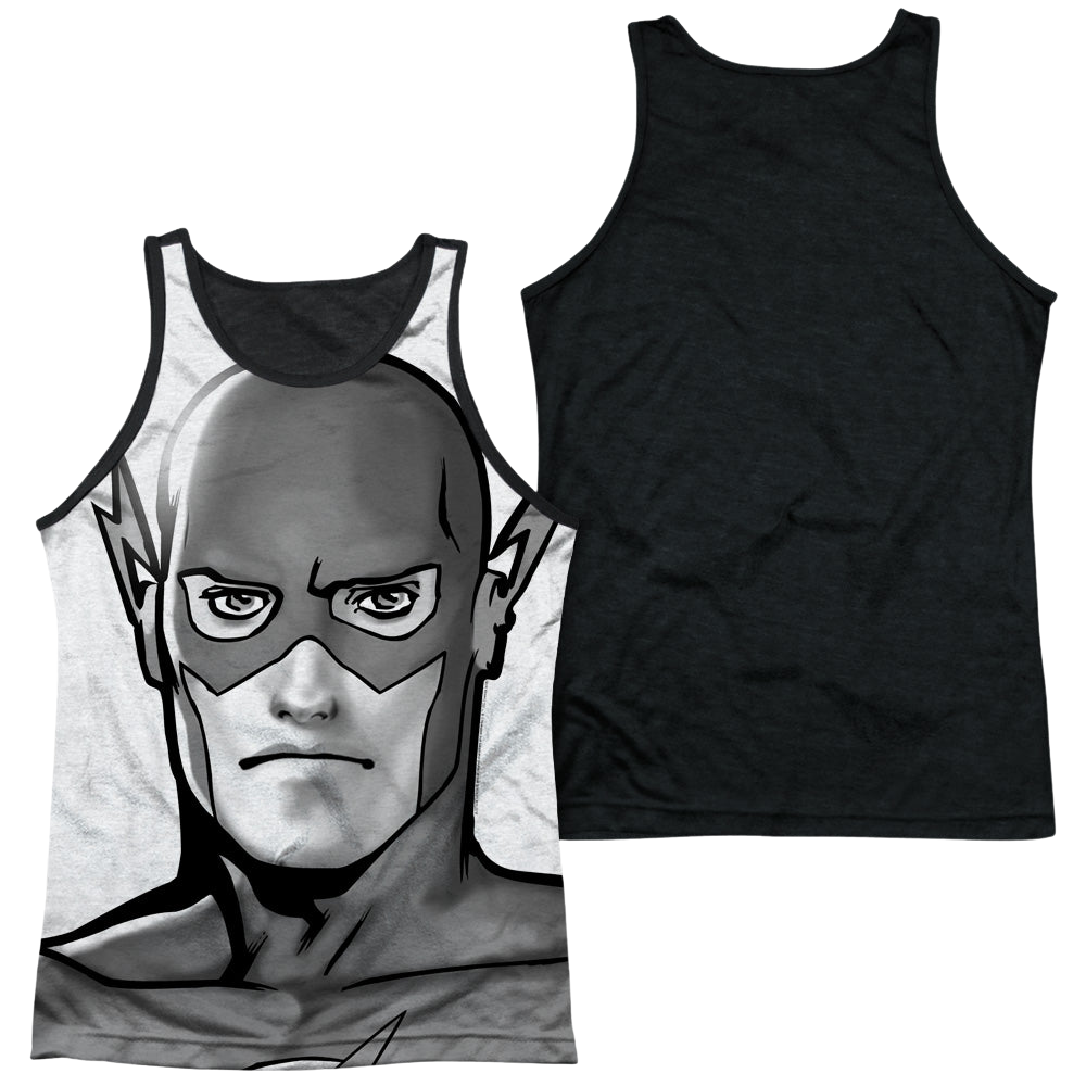 Flash, The Bw Flash Head - Men's Black Back Tank Top Men's Black Back Tank The Flash   