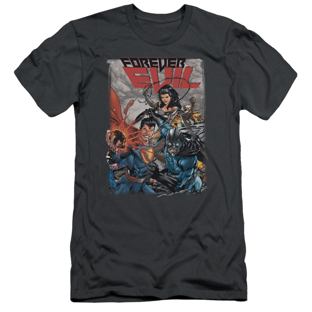 Justice League Crime Syndicate Men's Slim Fit T-Shirt Men's Slim Fit T-Shirt Justice League   