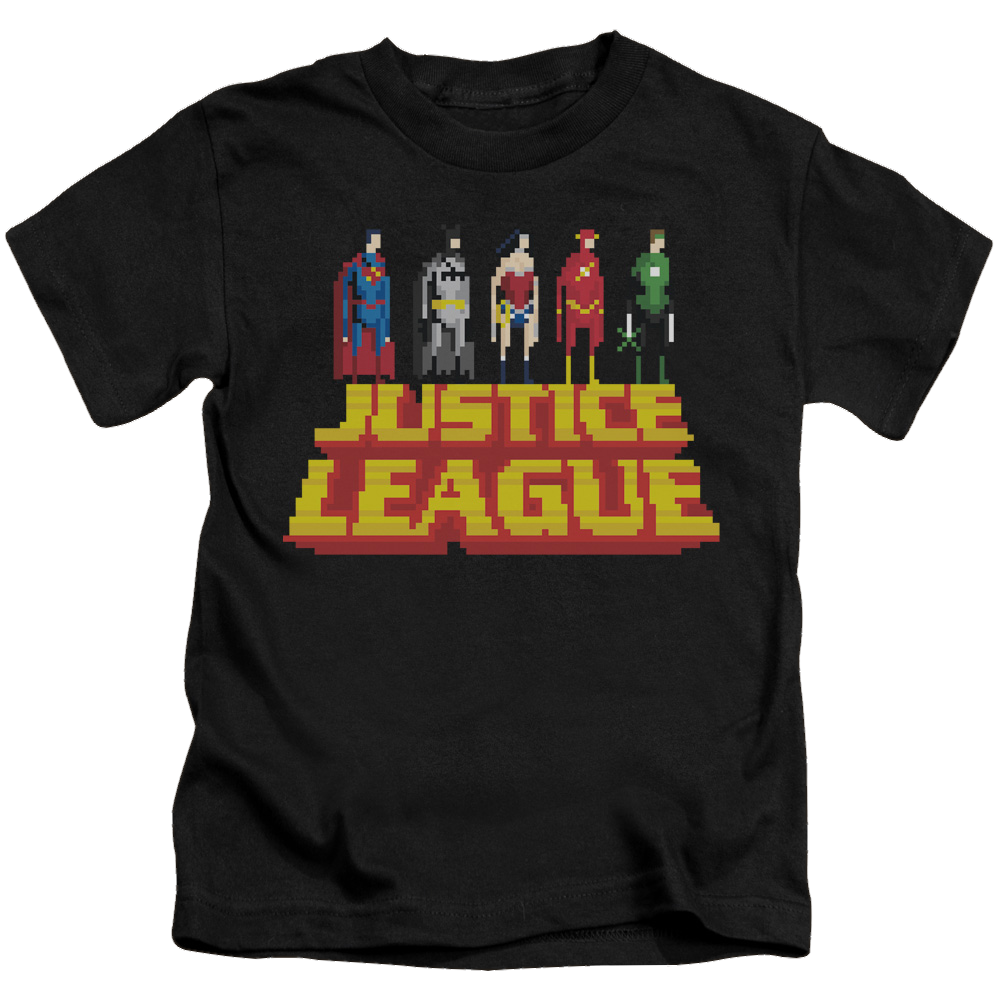 Justice League Standing Above - Kid's T-Shirt Kid's T-Shirt (Ages 4-7) Justice League   