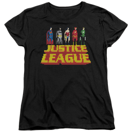 Justice League Standing Above Women's T-Shirt Women's T-Shirt Justice League   