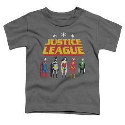 Justice League Standing Below - Kid's T-Shirt Kid's T-Shirt (Ages 4-7) Justice League   