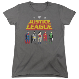 Justice League Standing Below Women's T-Shirt Women's T-Shirt Justice League   