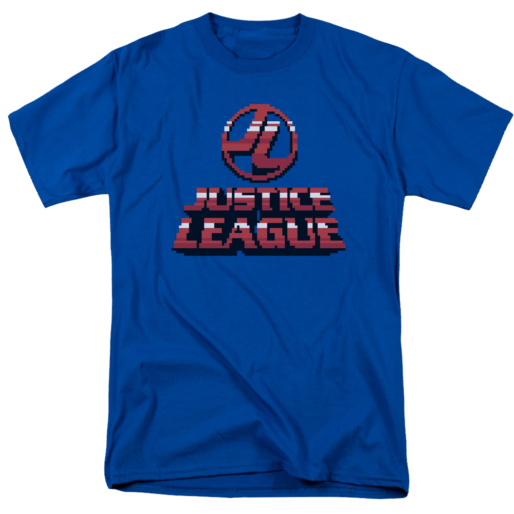 Justice League 8 Bit Jla Men's Regular Fit T-Shirt Men's Regular Fit T-Shirt Justice League   