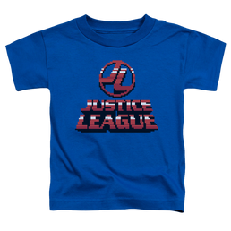 Justice League 8 Bit Jla - Kid's T-Shirt Kid's T-Shirt (Ages 4-7) Justice League   