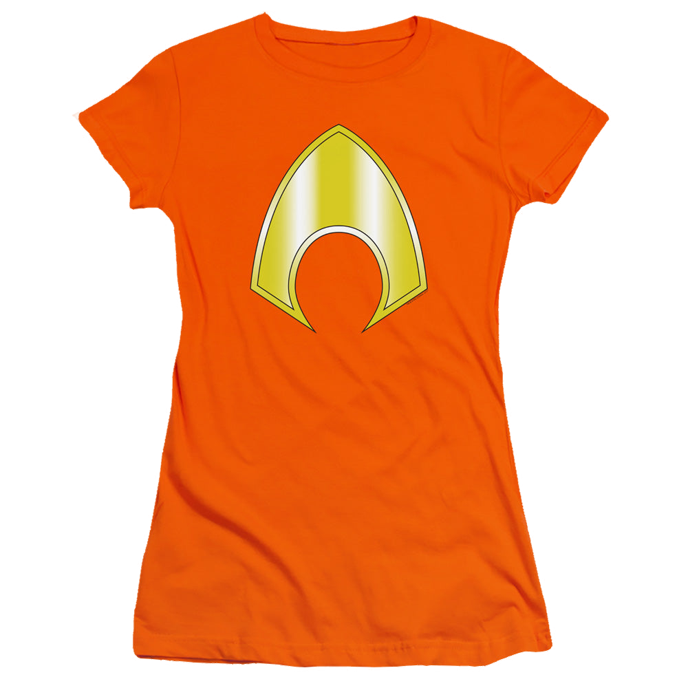 Aquaman Aquaman Logo - Juniors T-Shirt Juniors T-Shirt Aquaman   