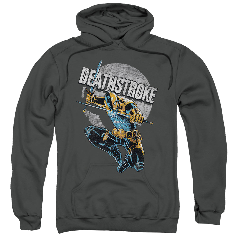 Deathstroke Deathstroke Retro - Pullover Hoodie Pullover Hoodie Deathstroke   