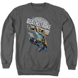 Deathstroke Deathstroke Retro - Men's Crewneck Sweatshirt Men's Crewneck Sweatshirt Deathstroke   