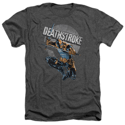 Deathstroke Deathstroke Retro - Men's Heather T-Shirt Men's Heather T-Shirt Deathstroke   