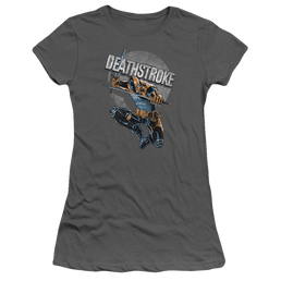 Deathstroke Deathstroke Retro - Juniors T-Shirt Juniors T-Shirt Deathstroke   