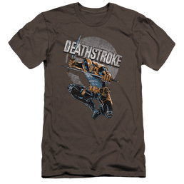 Deathstroke Deathstroke Retro - Men's Premium Slim Fit T-Shirt Men's Premium Slim Fit T-Shirt Deathstroke   