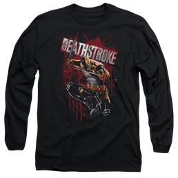 Deathstroke Blood Splattered - Men's Long Sleeve T-Shirt Men's Long Sleeve T-Shirt Deathstroke   